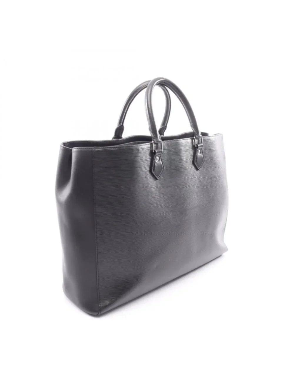 Louis Vuitton Tote Grand Sac LV Circle Noir Leather